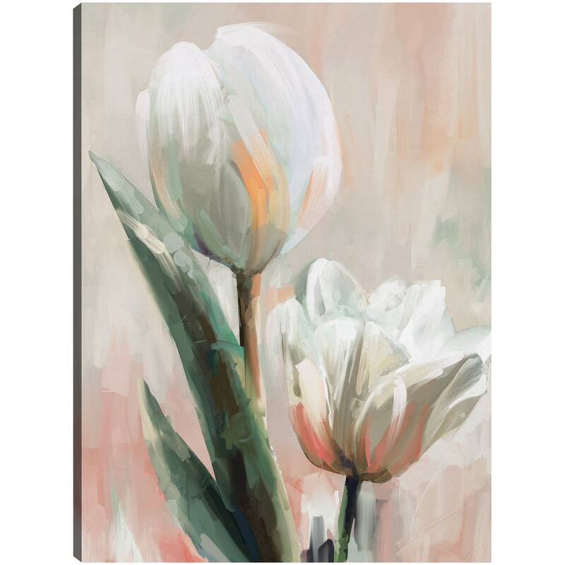Tulip Duets II By Studio Arts Canvas Art Print