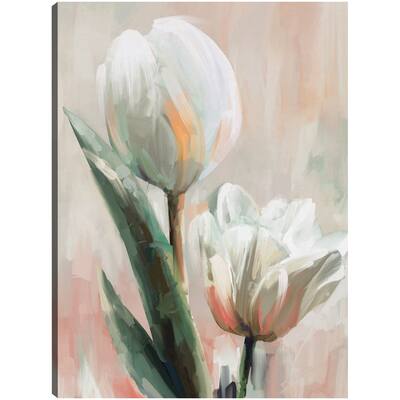 Tulip Duets II By Studio Arts Canvas Art Print