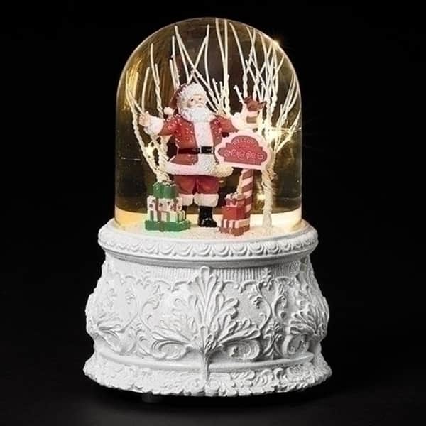 6" LED Lighted Santa Musical Christmas Snow Globe - Bed Bath & Beyond ...