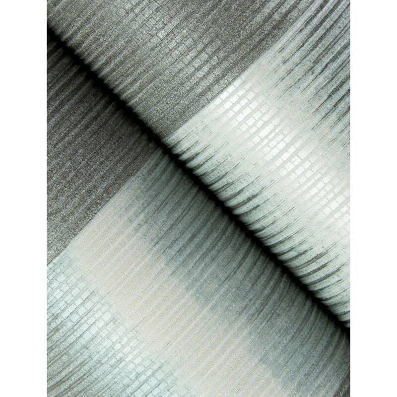 A-Street Prints Baldwin Slate Shibori Stripe Wallpaper