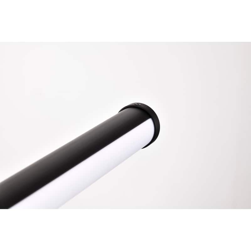 Bowman 36 Inch LED Island Pendant Matte Black Acrylic Lens - Matte Black