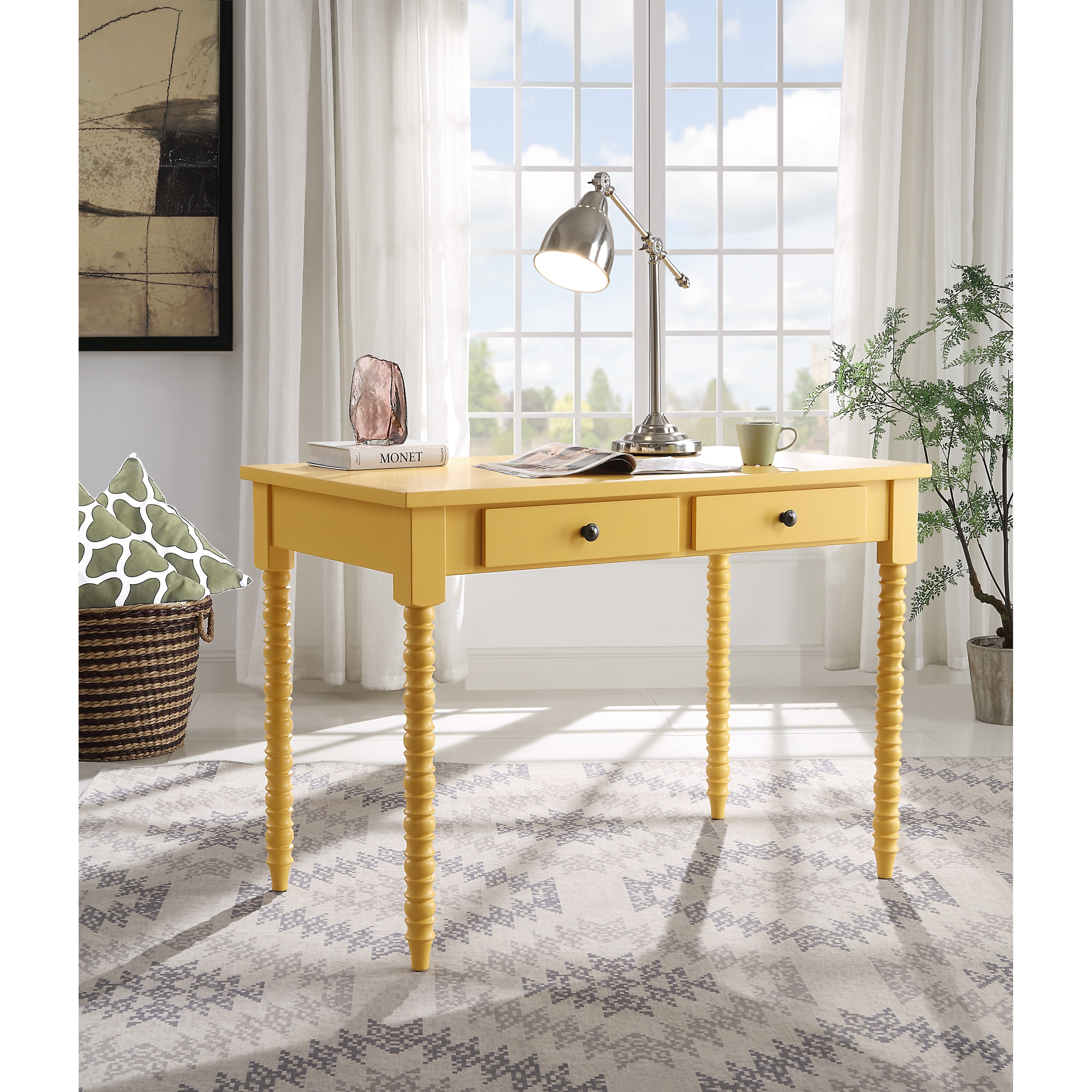 Traditional writing desk with drawers discount
