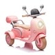 preview thumbnail 9 of 22, 12V Slow Start Two-seater Three Wheels Kids Ride On Electric Motorcycle with Multi-function player&Storage Box for kids Aged 3-6