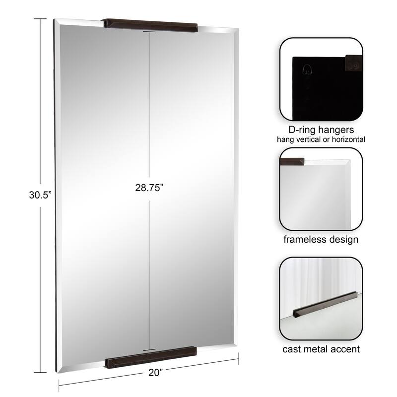 Kate and Laurel Erina Framed Mirror