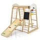 preview thumbnail 7 of 20, Costway Indoor Playground Climbing Gym Kids Wooden 8 in 1 Climber - See Details