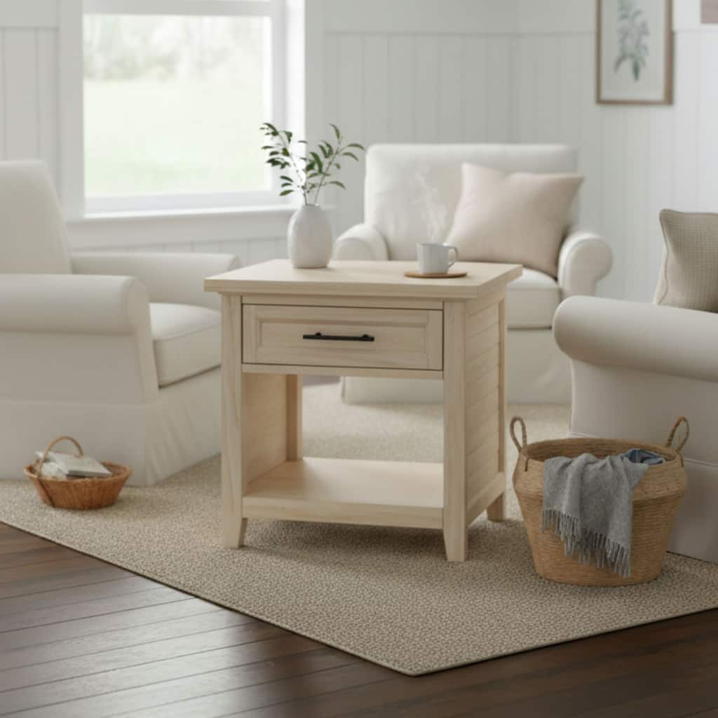 Sanibel Solid Wood End Table
