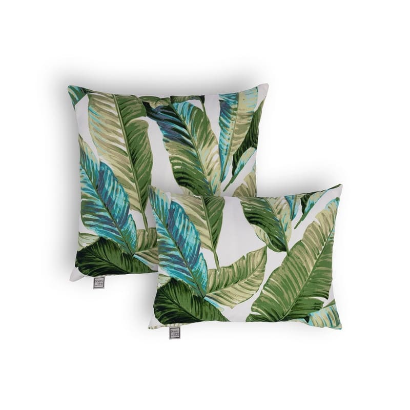 Sherry Kline Tropical Leaves Indoor/Outdoor Cushions & Pillows