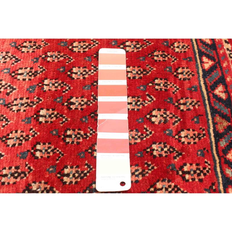 ECARPETGALLERY Hand-knotted Andelz Red Wool Rug - 3'11 x 6'5