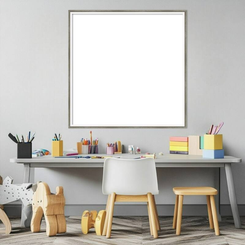 Amanti Art Lucie Black Framed Dry Erase Magnetic Board