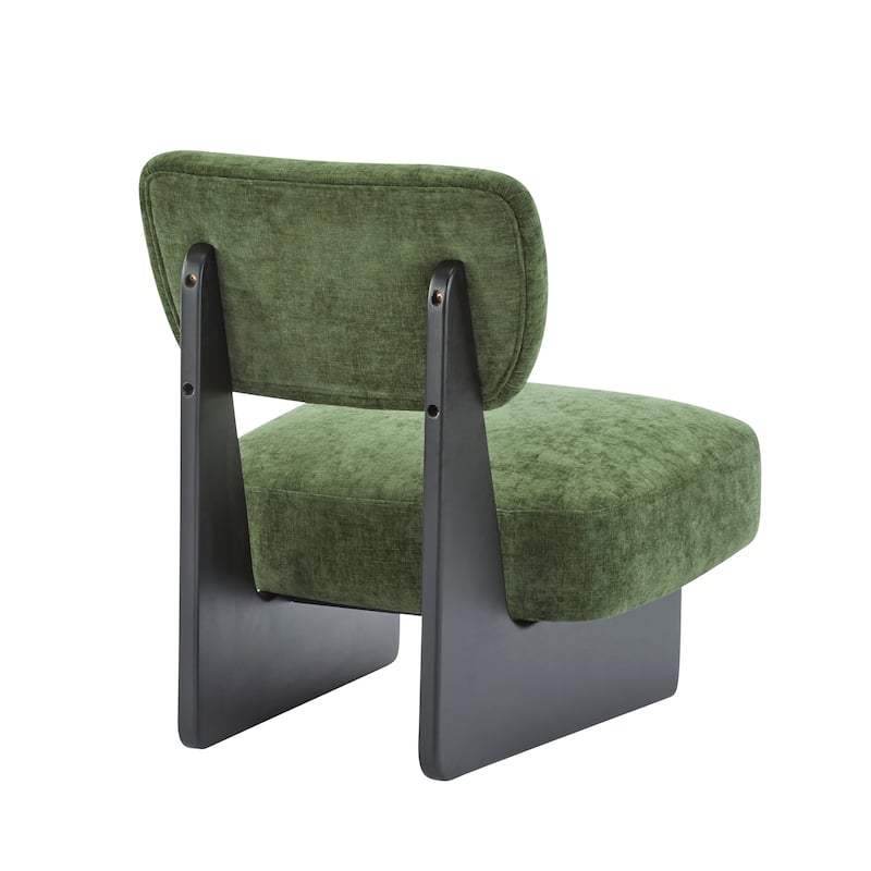 Modern Lounge Chair with Polyester Upholstery (Set of 2)