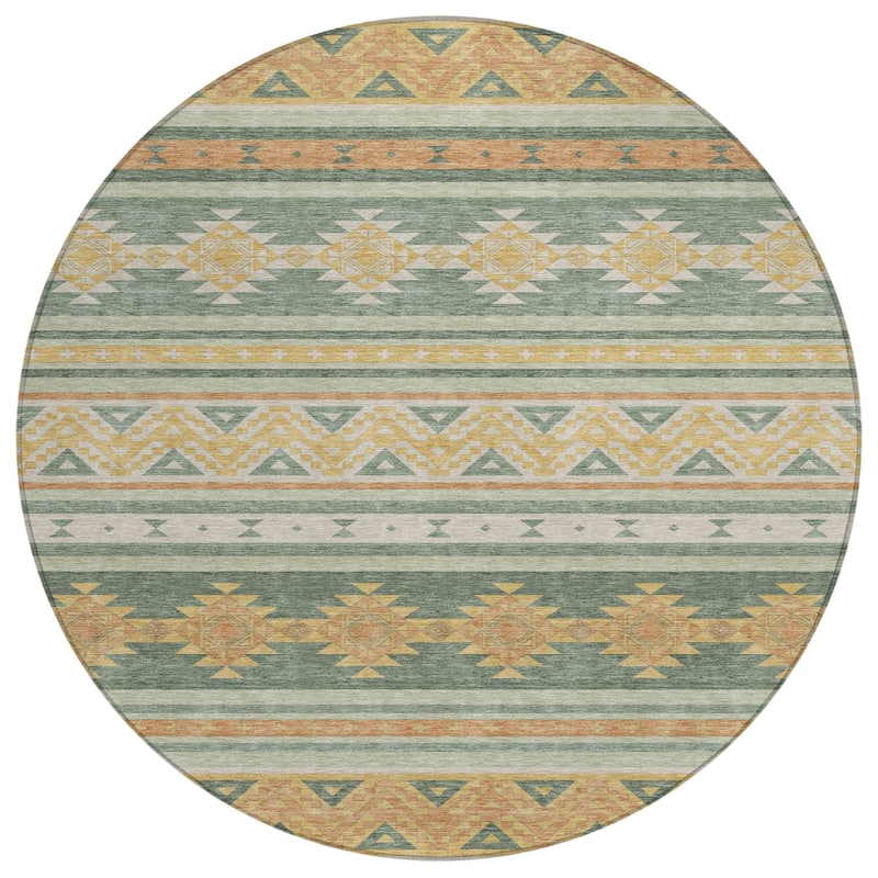 Machine Washable Indoor/ Outdoor Global Heston Chantille Rug