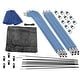 preview thumbnail 1 of 4, Machrus Upper Bounce Trampoline Top Ring Enclosure Set including Net, 6 Poles, Caps & Foam Sleeves - Fits 15ft Round Trampoline