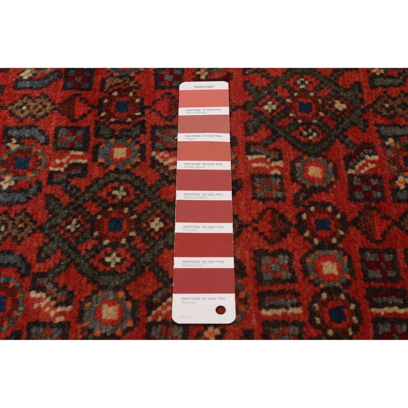 ECARPETGALLERY Hand-knotted Andelz Red Wool Rug - 2'4 x 9'9