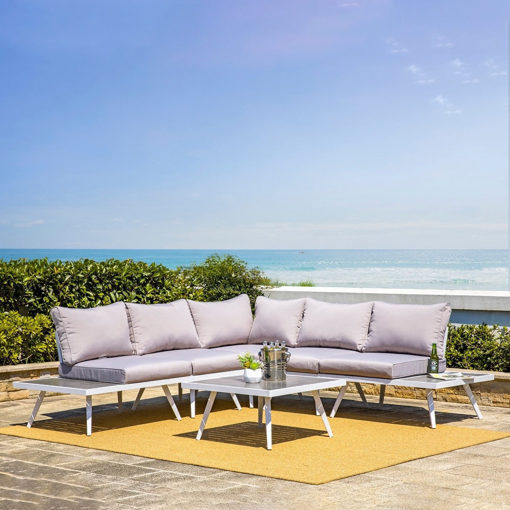 Aluminum sectional shop outdoor furniture