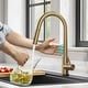 preview thumbnail 50 of 149, Kraus 2-Function 1-Handle 1-Hole Pulldown Sprayer Brass Kitchen Faucet