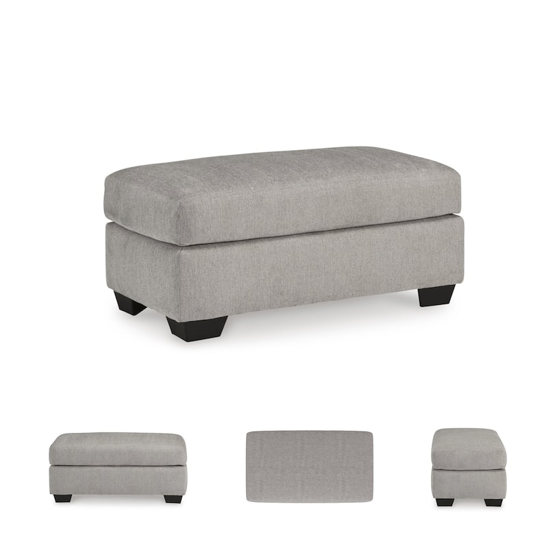 Signature Design by Ashley Avenal Park Gray Ottoman