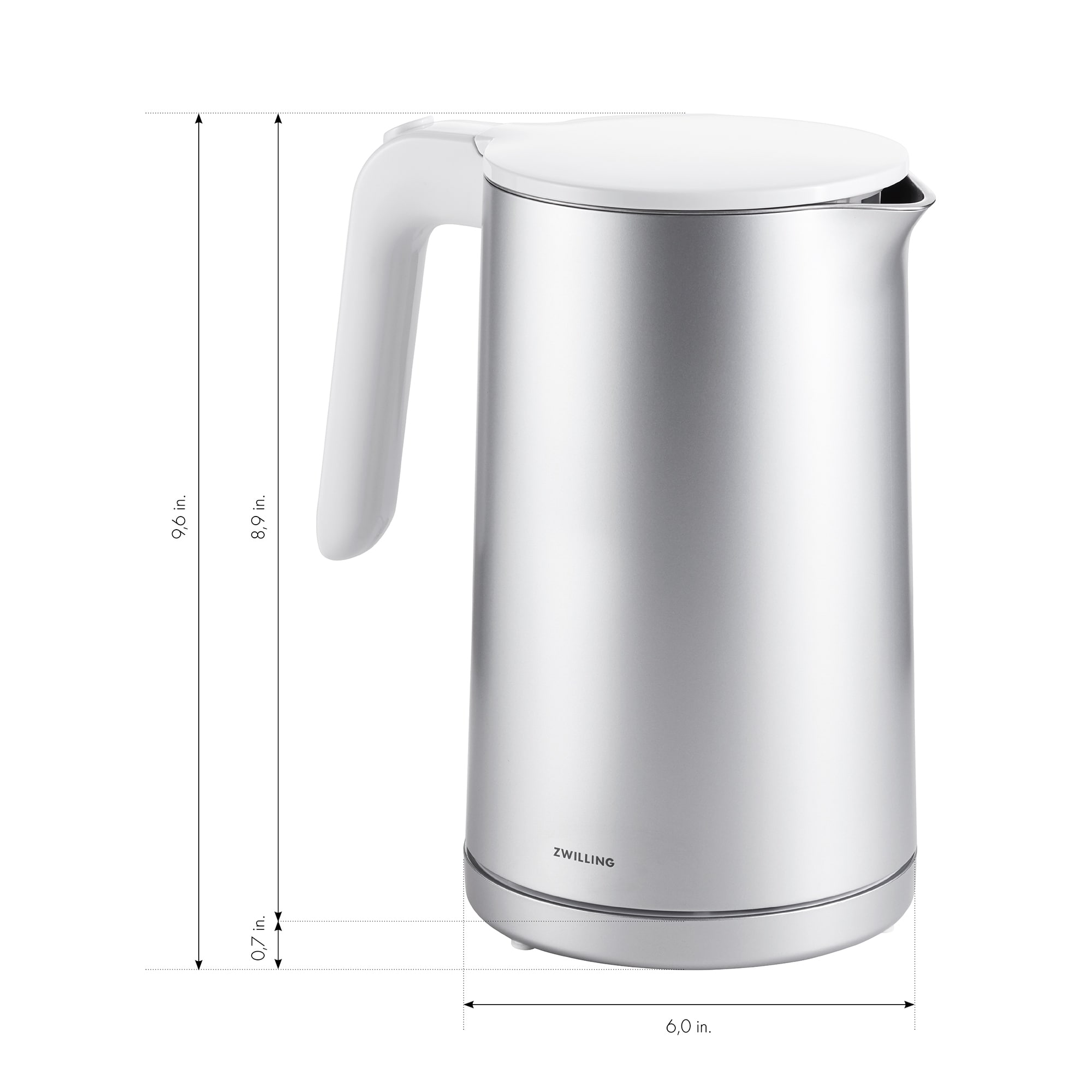 white and grey kettle