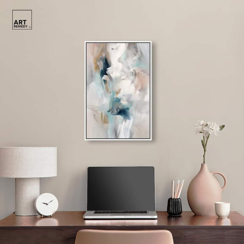 Whispering Colors III Canvas by Art Remedy