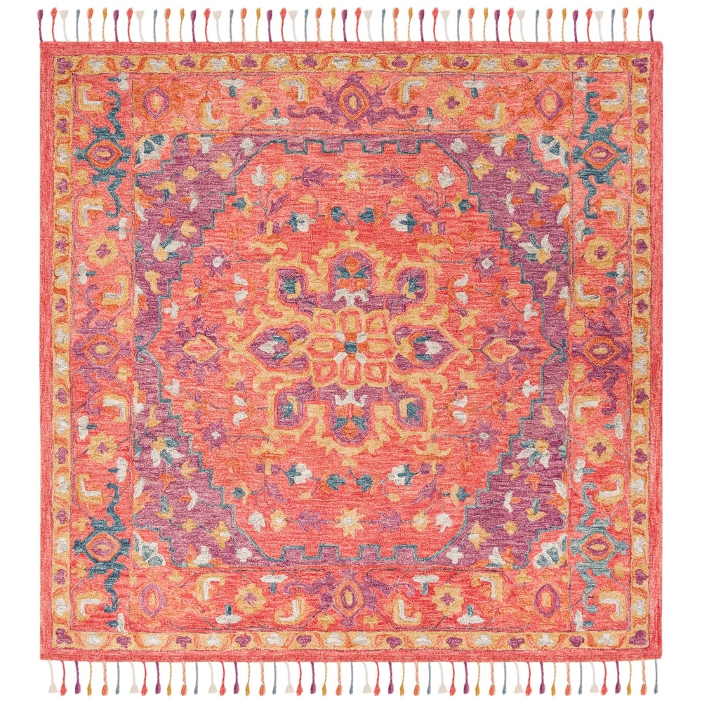 SAFAVIEH Handmade Aspen Masumah Boho Tribal Wool Rug