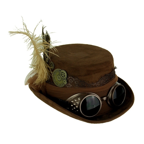 ladies steampunk top hat