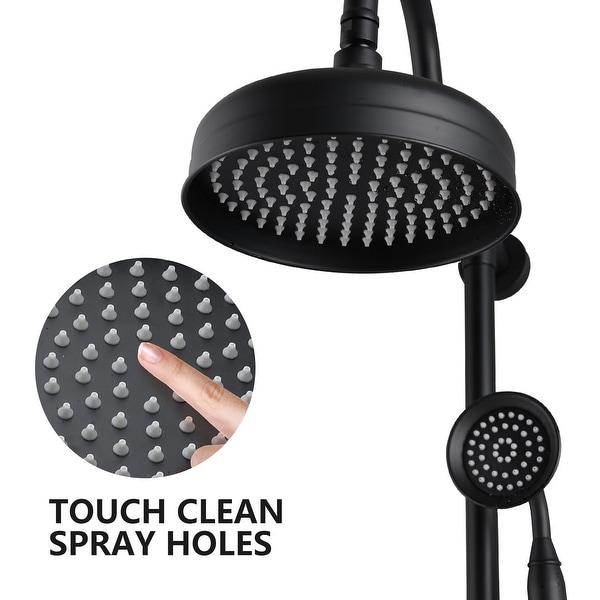 YASINU Vintage 8 inch Rain Shower Head Shower System - On YASINU Vintage 8 inch Rain Shower Head Shower System - On