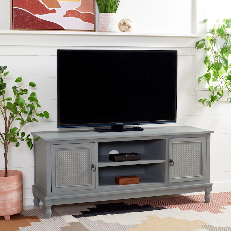 SAFAVIEH Haines 2 Door 1 Shelf Media Stand - 47" W x 16" D x 20" H