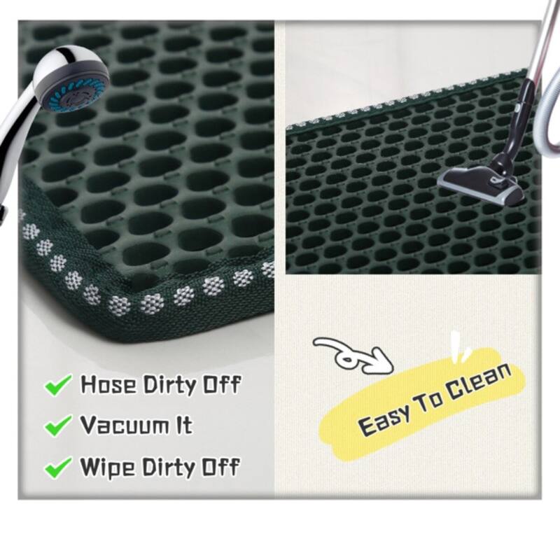 Cat Litter Mat Kitty Litter Trapping Mat Double Layer Mats