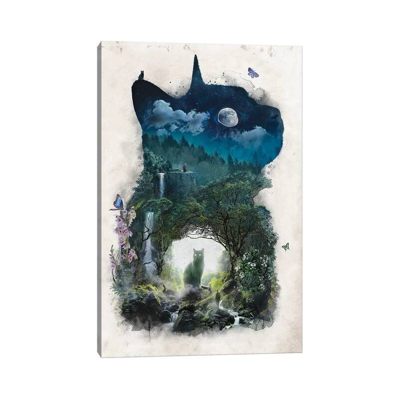 iCanvas "The Realm Of Cats" by Barrett Biggers Canvas Print