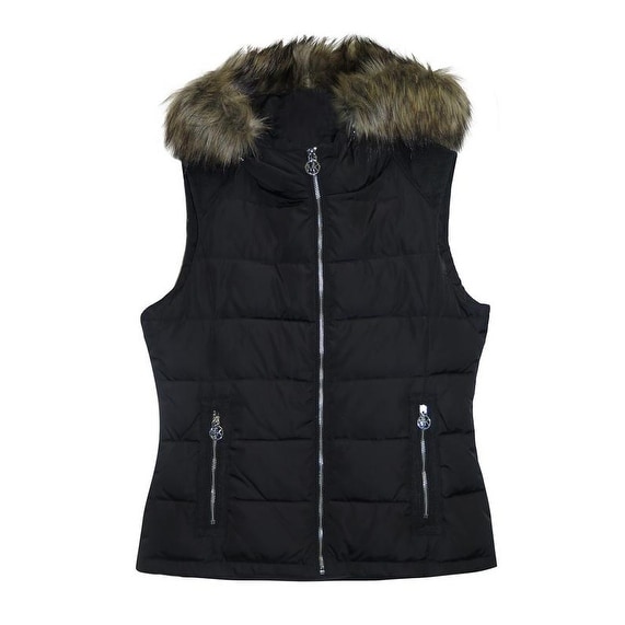 michael kors vest with hood