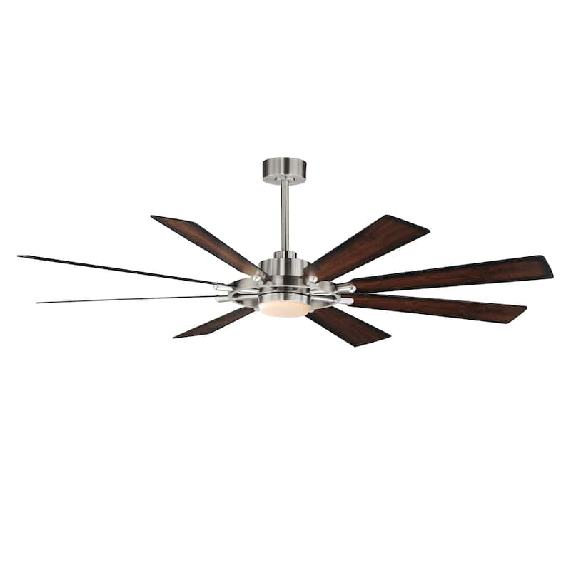 Maxim 88878WT Helm 72" 8 Blade Indoor LED Ceiling Fan