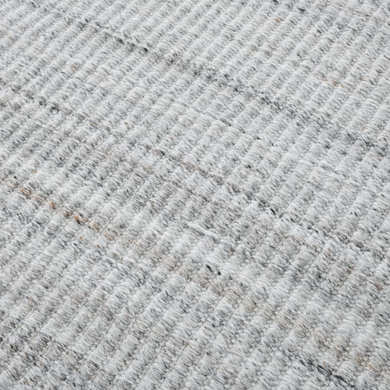 Lineage Gray Heathered Hand-Woven Area Rug 2' x 3'