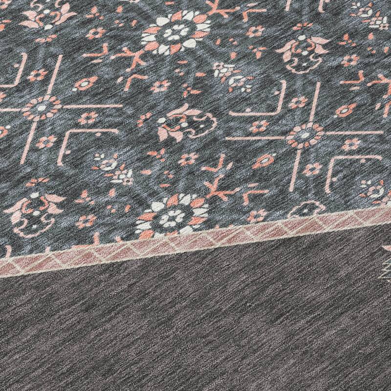 HomeRoots Oriental Traditional Rectangle Outdoor Rug