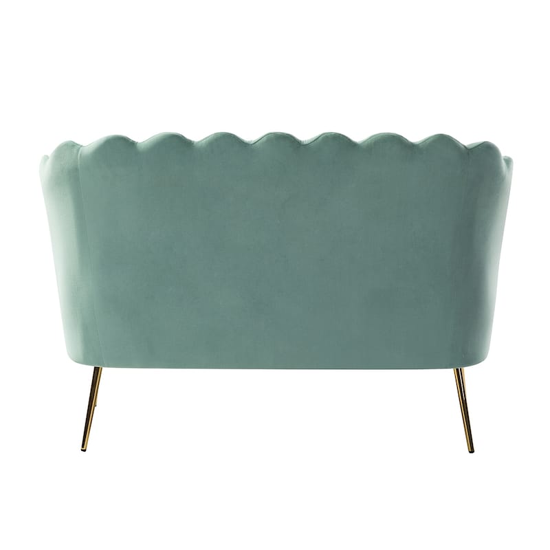 Xabier 52''Loveseat with Flower Shaped Back Design