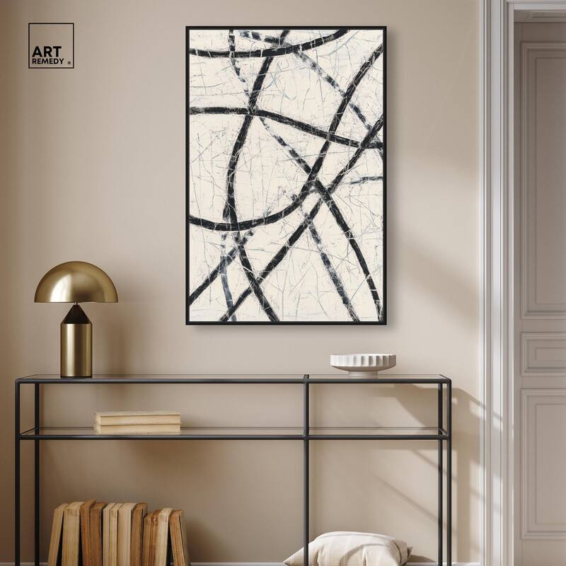 Intersecting Lines II Canvas by Art Remedy