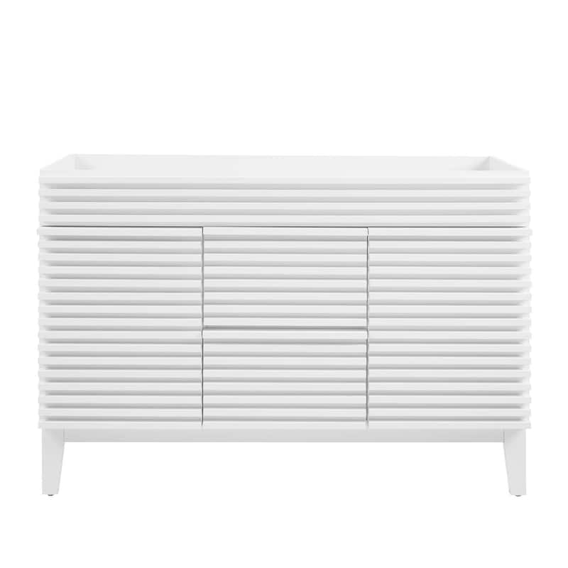 Render 48" Double Sink Compatible (Not Included) Bathroom Vanity Cabinet