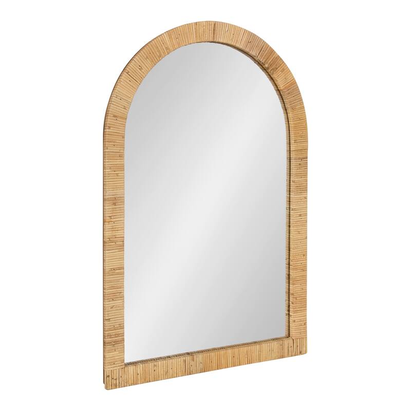 Kate and Laurel Rahfy Arch Framed Wall Mirror - 20x30 - Natural