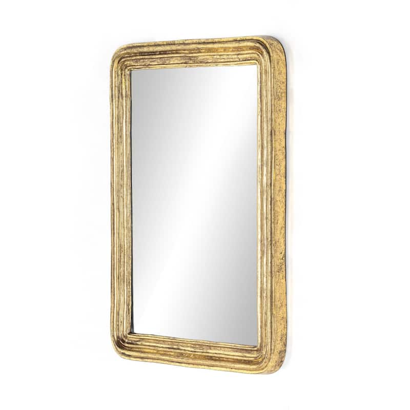 Haven Home Christina Mirror - Antiqued Gold Leaf