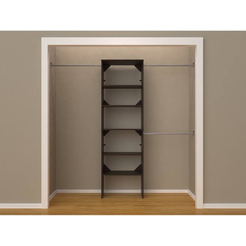 ClosetMaid SuiteSymphony 25-inch Wide Starter Tower Closet Organizer