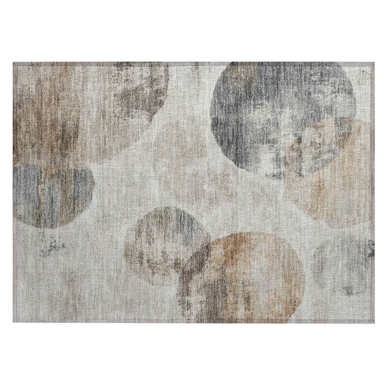 Machine Washable Indoor/ Outdoor Contemporary Micha Chantille Rug