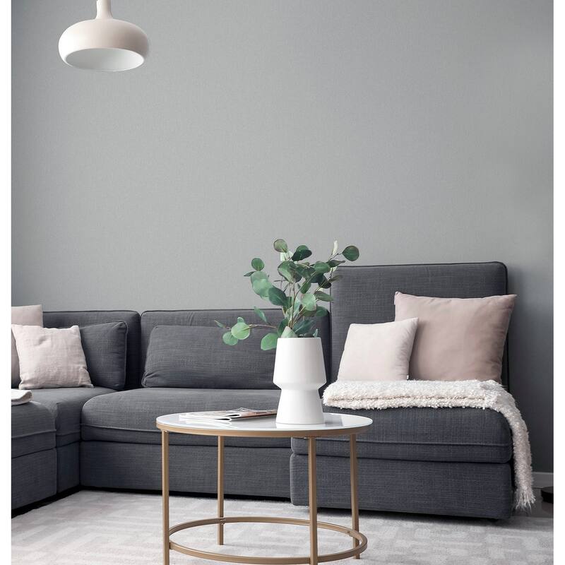 Arthouse Monty Grey Faux Fabric Wallpaper