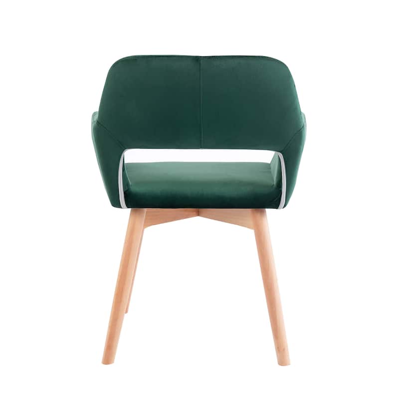 Porthos Home Diana Velvet/ Beech Wood Dining Chairs (Set of 2)