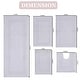 preview thumbnail 34 of 58, Classy Bathmat Collection 100% Cotton Non-Slip Bathroom Rug Set, Machine Washable Bath Rug, 5 Piece Bath Mat Set with Contour