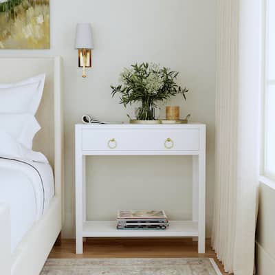 Lark 30" Wood 1-Drawer Nightstand