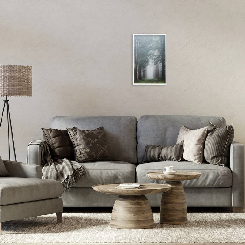 Stupell Calm Forest Clearing Framed Giclee Art Design By Martin Podt