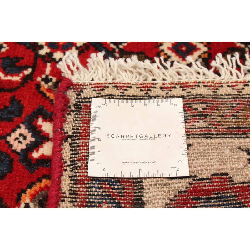ECARPETGALLERY Hand-knotted Andelz Red Wool Rug - 3'8 x 7'7