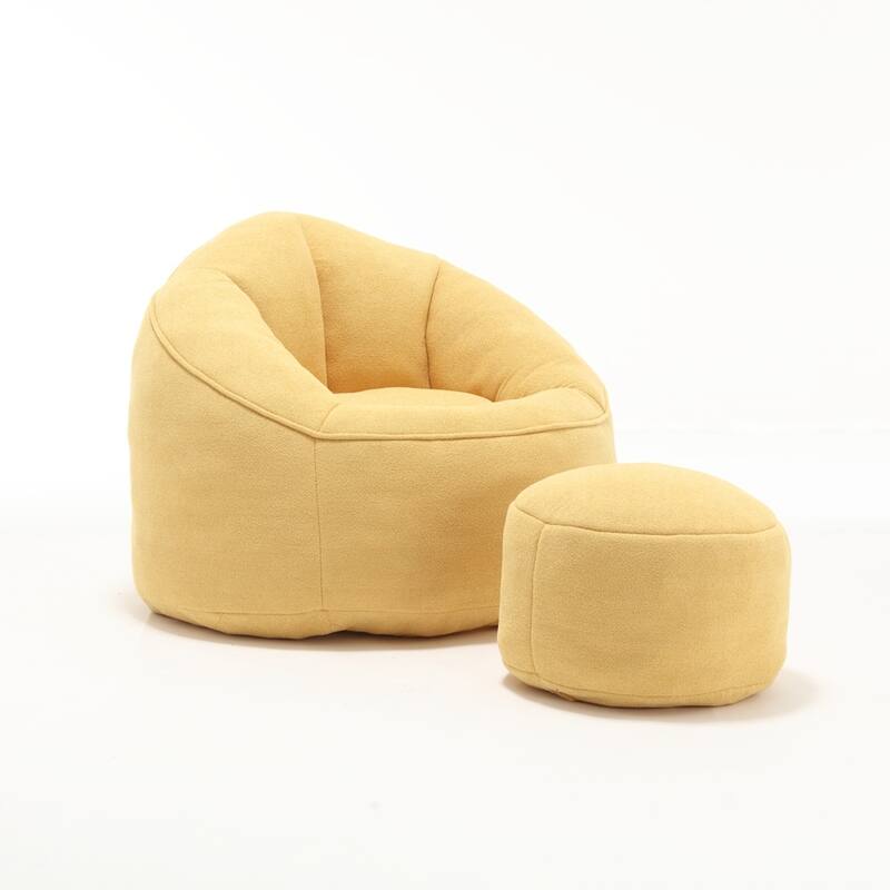Bedding Bean Bag Sofa Chair With Footrest