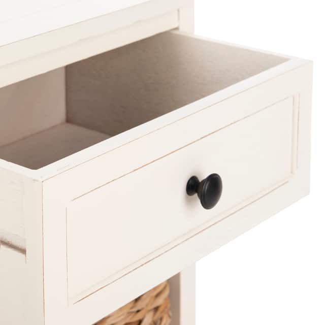 SAFAVIEH Cape Cod 6-drawer Cream Finish Storage Unit - 29.9" x 13" x 27.6"