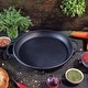 preview thumbnail 4 of 7, Cast Iron Asian Cauldron (Kazan) for Jambalaya,Pilaf w/ Pan Lid