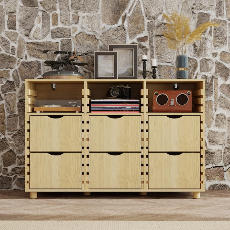 Entertainment Combo Units 2 Storage Cabinets and TV Stand Console Sets - 47.2 Inches in Width