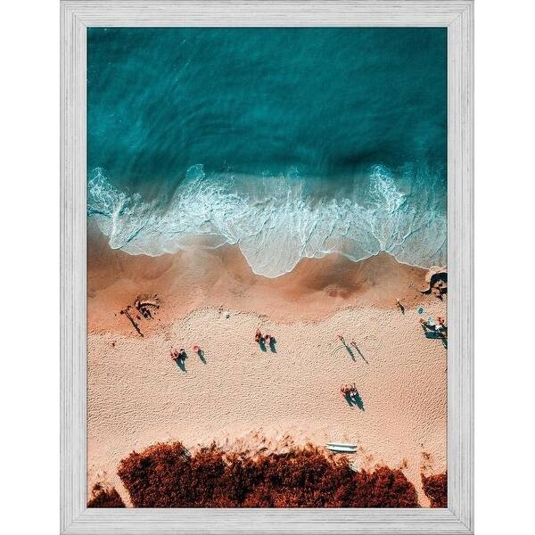 Easy Art Prints Alex Perez S Sandy View From Above Premium Canvas Art Overstock 25757724
